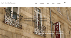 Desktop Screenshot of hotel-du-theatre.com