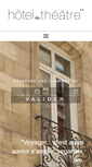 Mobile Screenshot of hotel-du-theatre.com